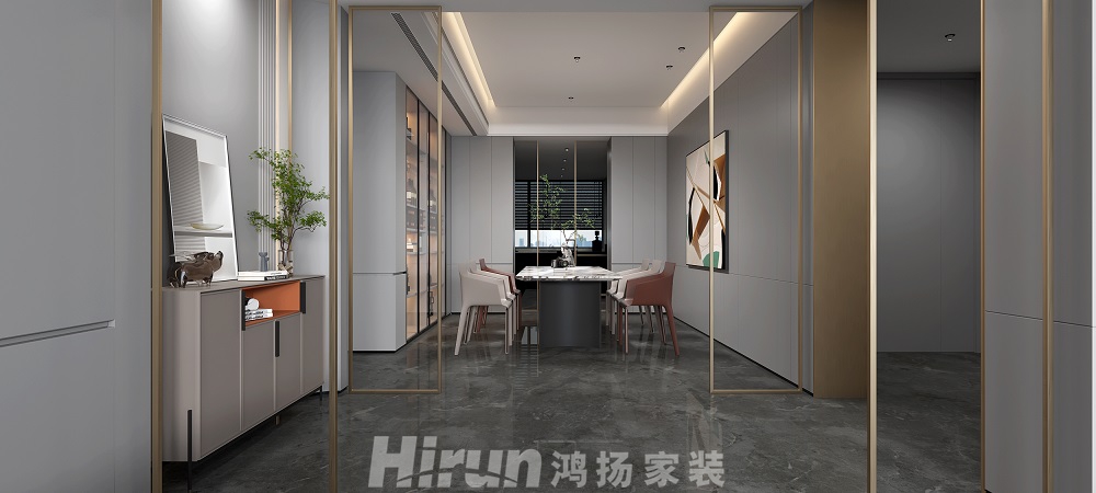 保利天禧220㎡雅致現(xiàn)代大平層 裝修案例效果圖-3
