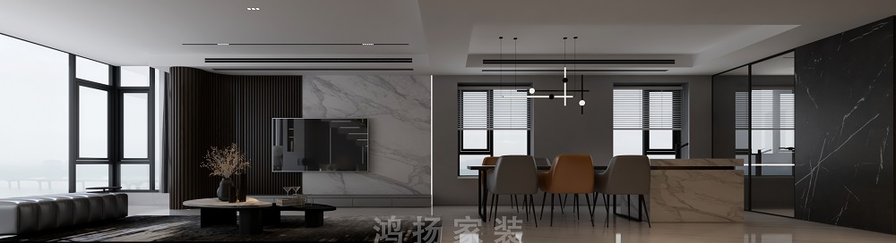 萬科紫臺230㎡雅致現(xiàn)代大平層 裝修案例效果圖-2132497085998102