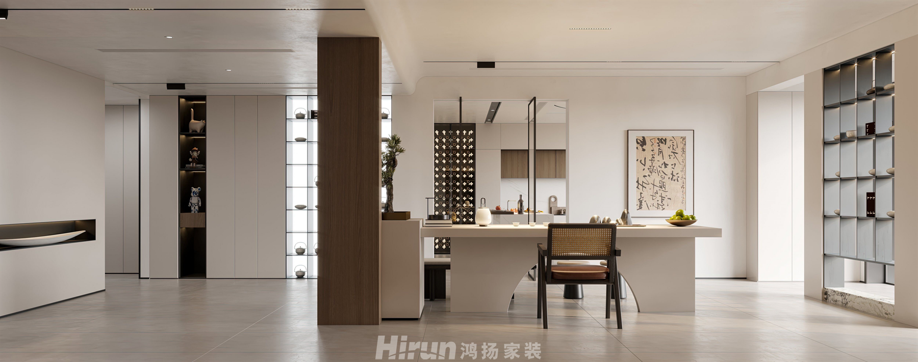 龍沐灣別墅500㎡雅致現(xiàn)代別墅 裝修案例效果圖-2