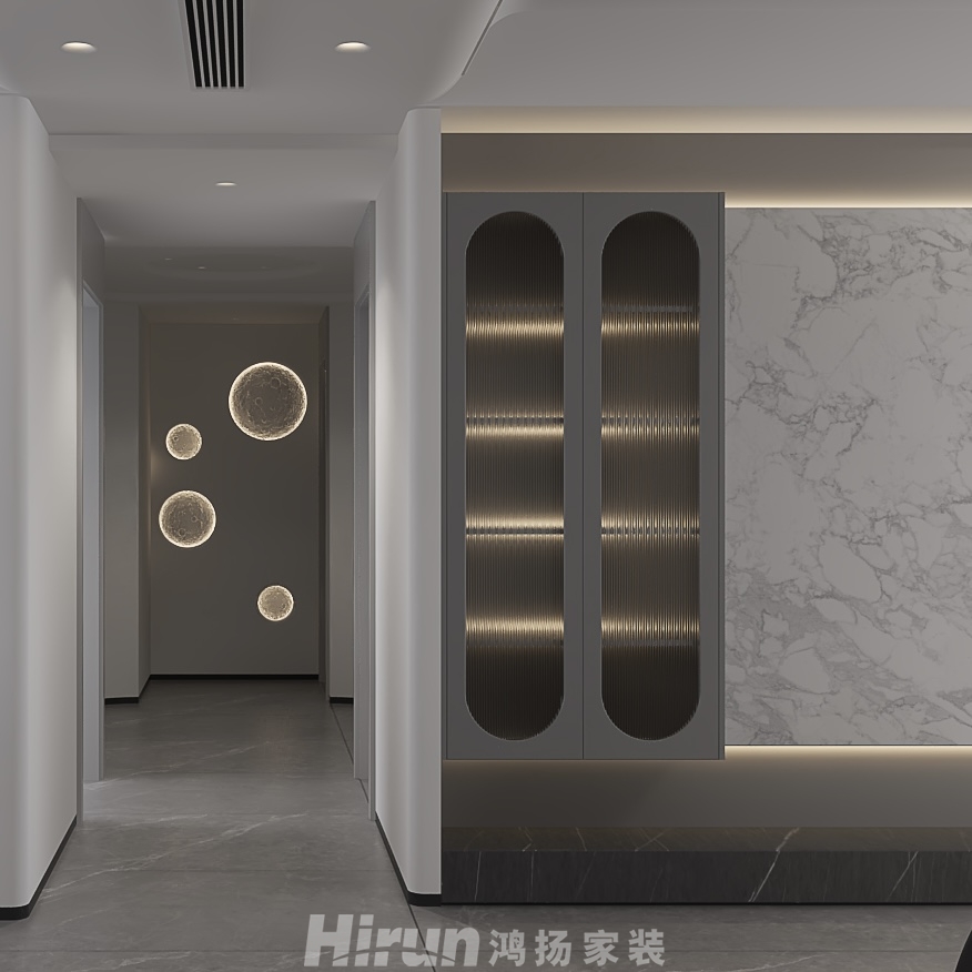 碧桂園天璽210㎡雅致現(xiàn)代大平層 裝修案例效果圖-1