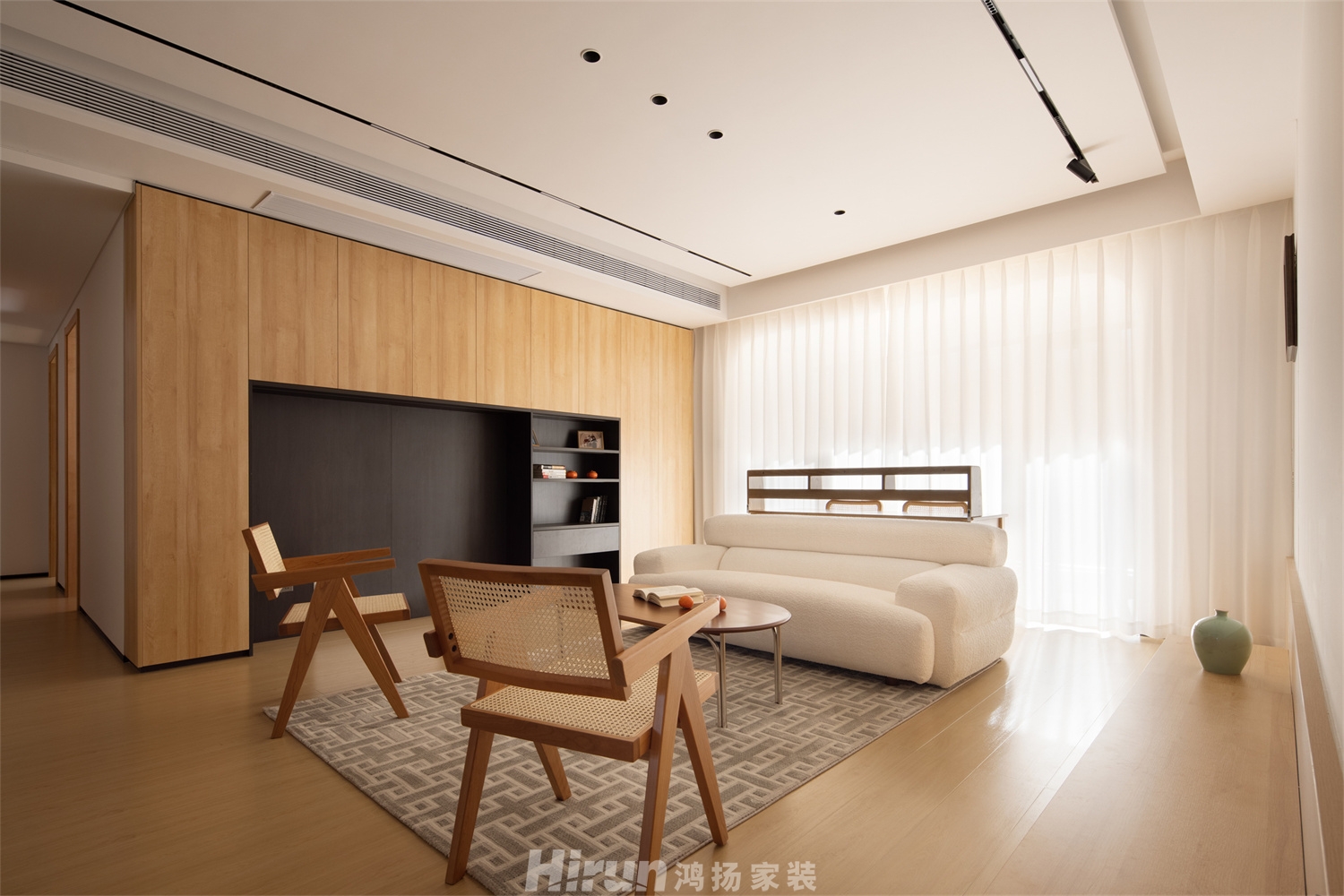 中海·梅溪湖壹號(hào)196㎡北歐之光大平層 裝修案例實(shí)景圖-6