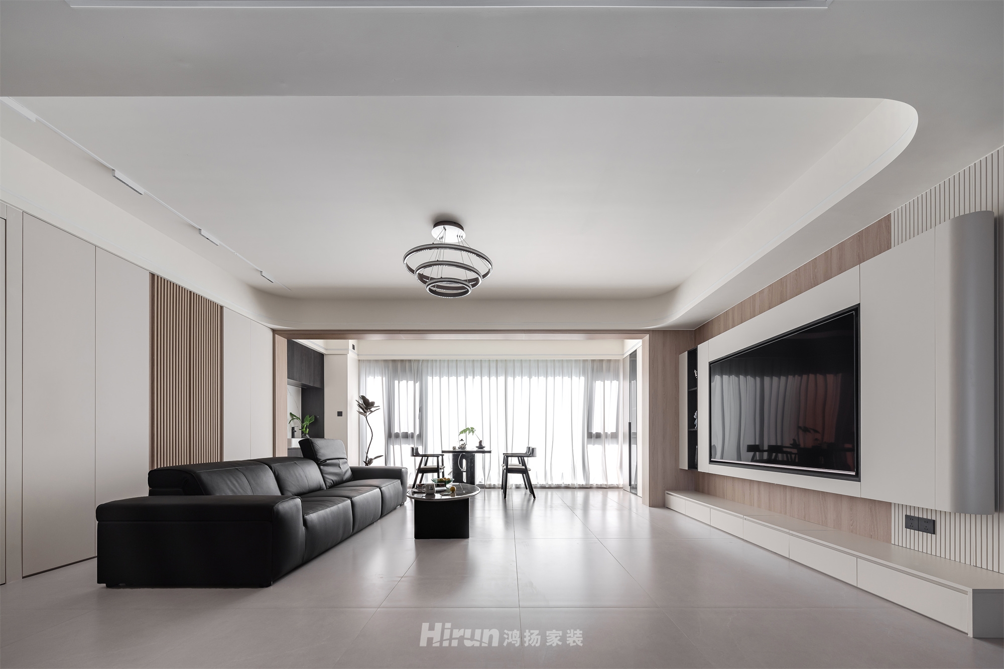 建發(fā)央著135㎡新裝飾主義四居室 裝修案例實(shí)景圖-6
