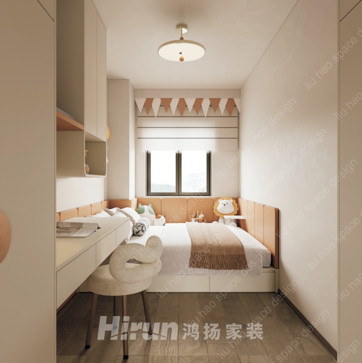 瀧悅長安180㎡北歐之光復(fù)式 裝修案例效果圖-2