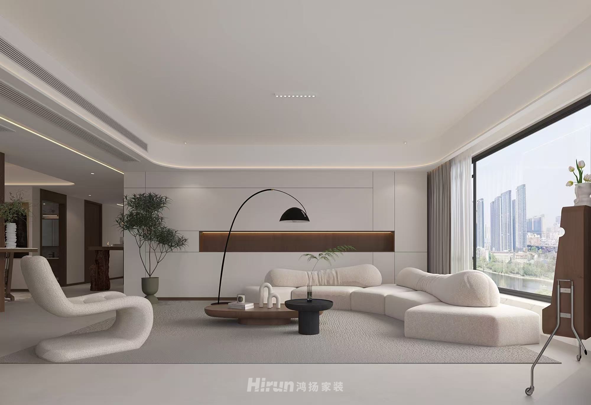 柳湖壹號(hào)院167㎡復(fù)古風(fēng)潮四居室 裝修案例效果圖-10