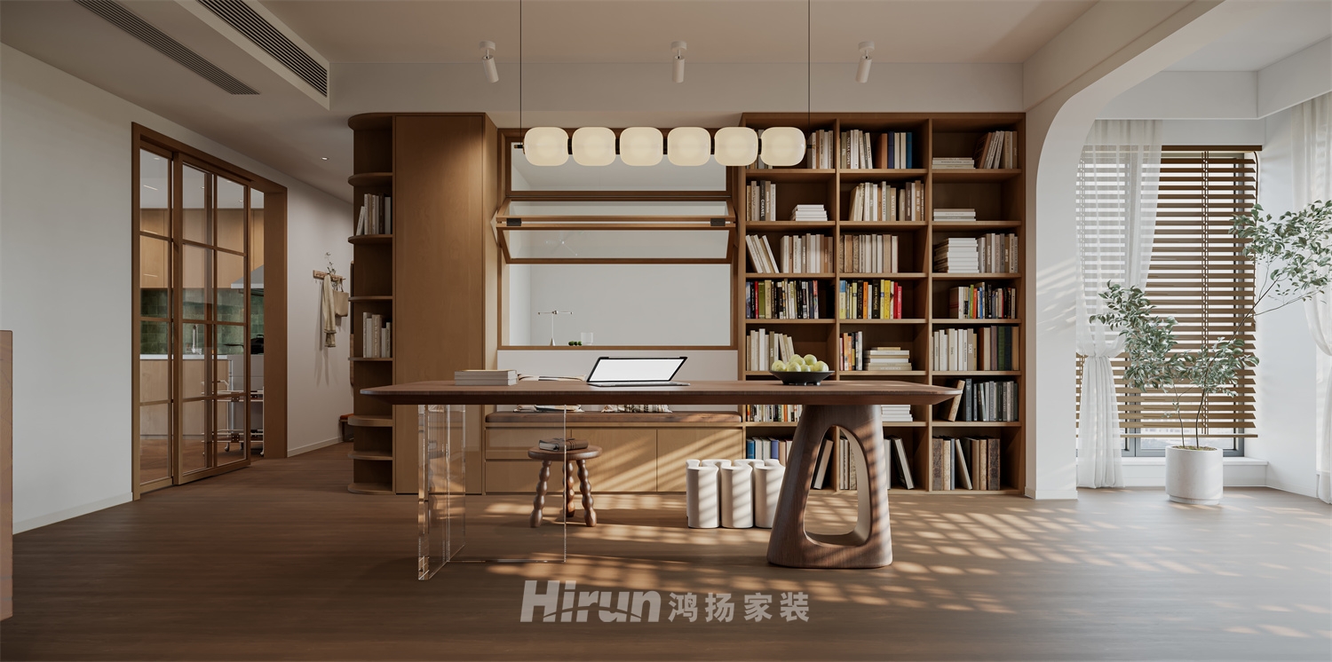 鑫遠(yuǎn)翡麗郡120㎡北歐之光四居室 裝修案例效果圖-1