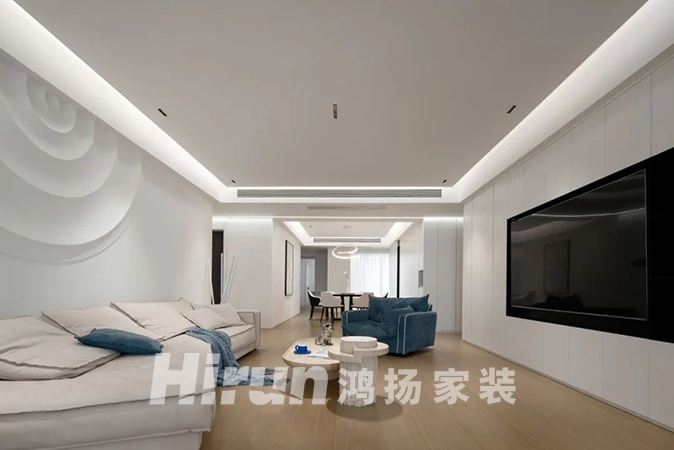 300㎡純白復式：下沉會客廳，品茗暢談，享歲月靜好